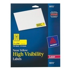 Avery High Visibility Labels