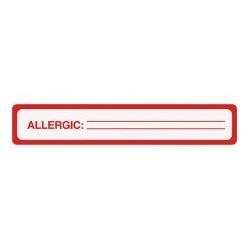 Tabbies Allergy Label