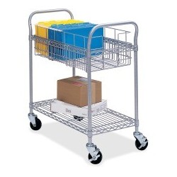 Safco Wire Mail Cart