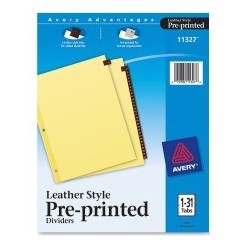 Avery Leather Daily Tab...