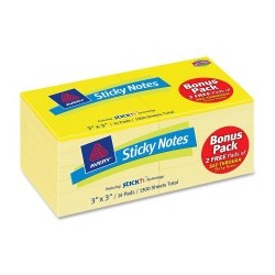 Avery Regular Sticky Note Pad
