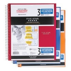 Mead Five Star Customizable...