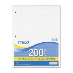 Mead Notebook Filler Paper