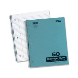 Tops 1-Subject Kraft Notebook