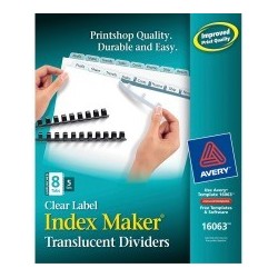 Avery Index Maker...