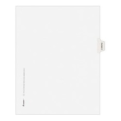 Avery Legal Exhibit Index...