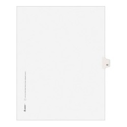 Avery Side-Tab Legal Index...