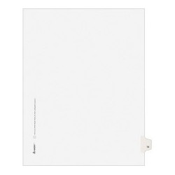 Avery Side-Tab Legal Index...