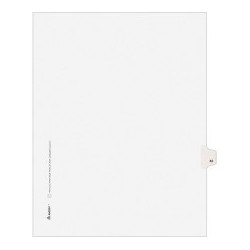 Avery Side-Tab Legal Index...