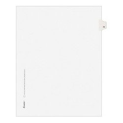 Avery Side-Tab Legal Index...