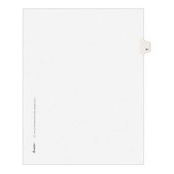 Avery Side-Tab Legal Index...