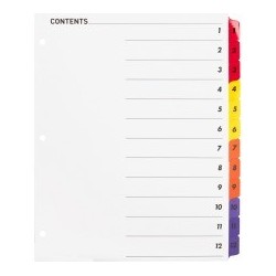 Sparco Color Coded Indexing...