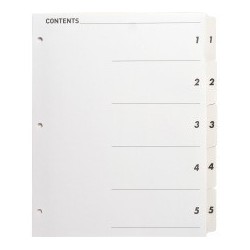 Sparco Quick Index Table Of...