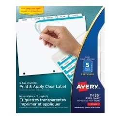 Avery Label Divider