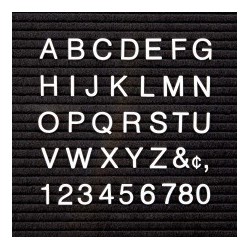 Quartet Helvetica Letter Set