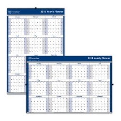 Brownline Yearly Wall Calendar