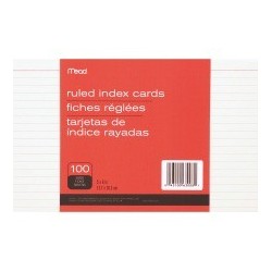Mead Index Card