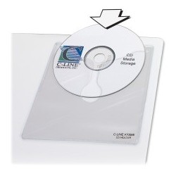 C-line Self-Adhesive CD Holder