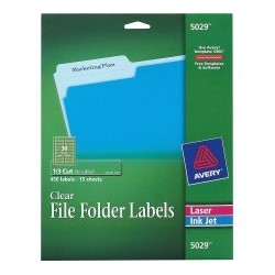 Avery Filing Label